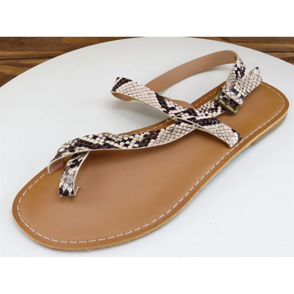 Old Navy Size 6 Sandal Strappy Brown Synthetic Women‎ M